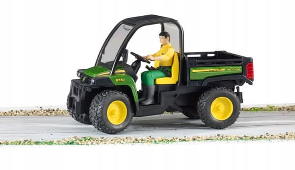John Deere Gator XUV 855D med figur BRUDER 02490 Profi-serie 1:16