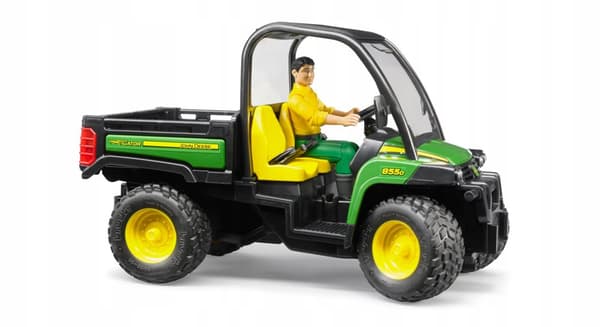 John Deere Gator XUV 855D med figur BRUDER 02490 Profi-serie 1:16
