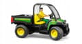 Miniatyrbillede 2 af 8: John Deere Gator XUV 855D med figur BRUDER 02490 Profi-serie 1:16
