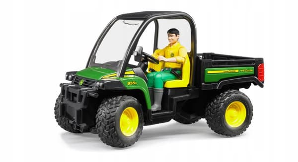 John Deere Gator XUV 855D med figur BRUDER 02490 Profi-serie 1:16