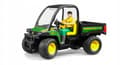 Miniatyrbillede 1 af 8: John Deere Gator XUV 855D med figur BRUDER 02490 Profi-serie 1:16