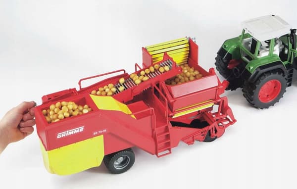 Grimme SE 75 Kartoffeloptager BRUDER 02130 Profi serie 1:16
