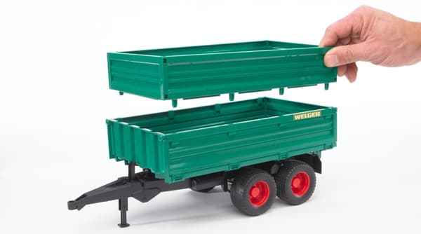 Toakslet trailer BRUDER 02010 Profi-serie 1:16