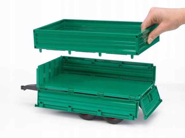 Toakslet trailer BRUDER 02010 Profi-serie 1:16