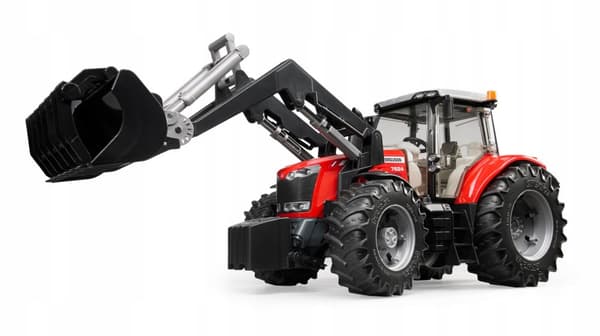 Massey-Ferguson med frontlastare BRUDER 03047 Profi-serien 1:16