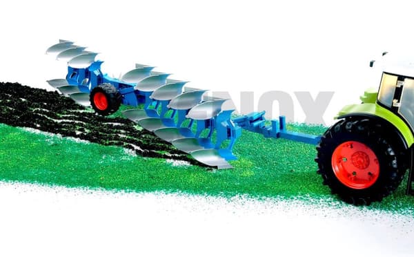 Lemken Vari-Titan vendeplov, BRUDER 02250 Profi-serie 1:16