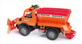 Miniatyrbillede 1 af 3: Vinterservicekøretøj med sneslynge BRUDER 02572 Profi serie 1:16