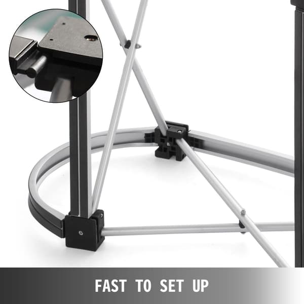 Pop Up Mässdisk - Tålig, Optimalt Design, Lätt att Ställa Upp & Vika Ihop