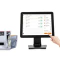 Miniatyrbillede 1 af 4: 15-tommer LCD-kasseapparat, højopløsningsdisplay, multi-interface tilslutning, energieffektiv