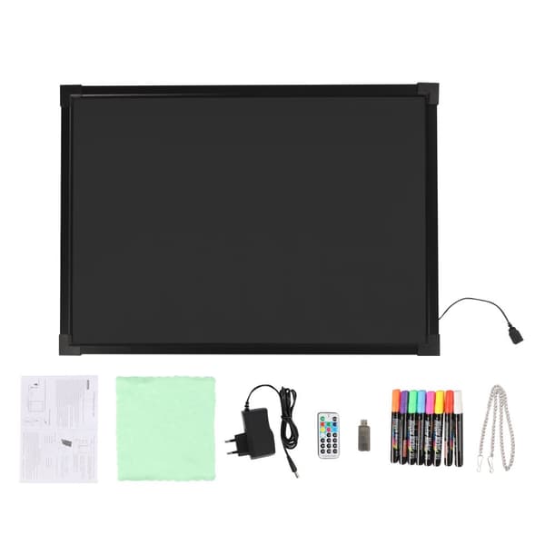 LED Meddelandeskylta, 7 Färger, 18 Ljuskombinationer, 20x28 tum