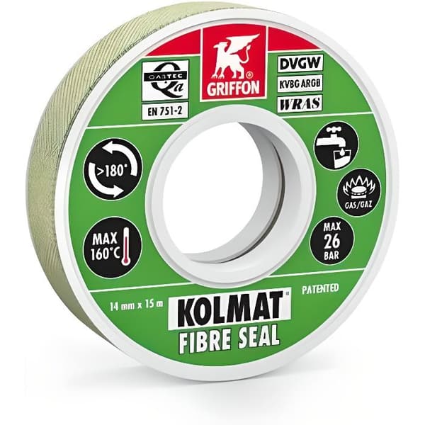 Kolmat Fiber Seal Tape Roll 15M X 14Mm