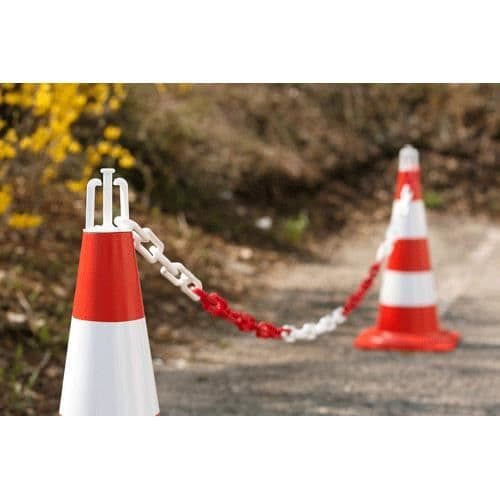 Ekonomisk gränskedja - NOVAP - Ø 6mm x 5m Svart i väska