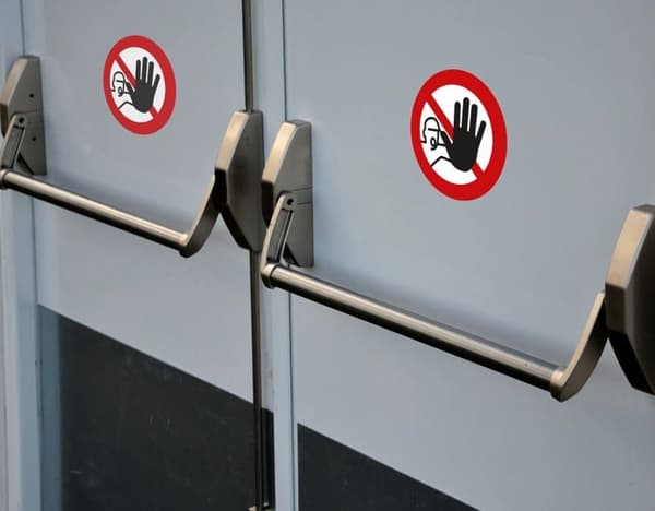 Prolac specifikationer - ZUV - Sticker Ingen åtkomst för obehöriga 200 mm