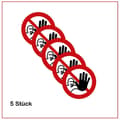 Miniatyrbild 2 av 4: Prolac specifikationer - ZUV - Sticker Ingen åtkomst för obehöriga 200 mm
