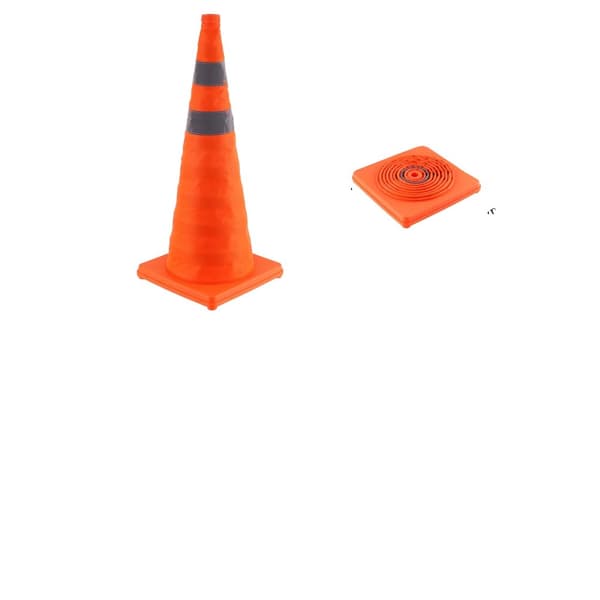Trafikstyrningskoner, Sammanfallande design, Hög synlighet,28 tum 4 st