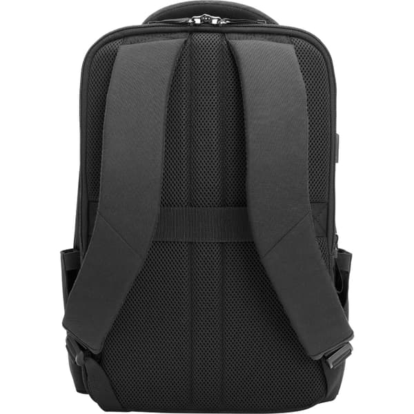 HP Executive 16 Backpack, Water Resistant, Expandable, Cable Pass-through USB-C port – Black, Grey