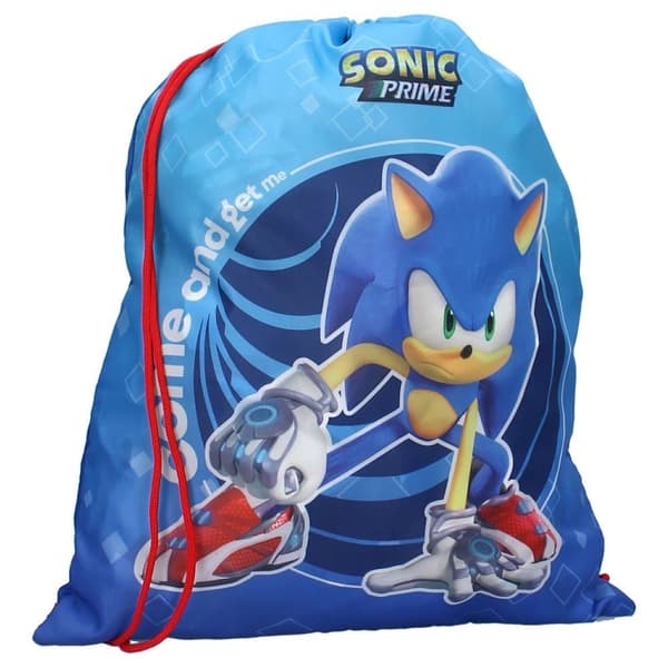 Gymnastikpåse 44x36cm Gympapåse Gymbag - Sonic Gymnastikpåse 44x36cm Gympapåse Gymbag - Sonic