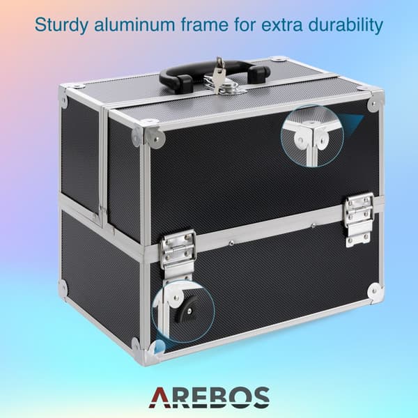 Makeupkuffert aluminium 15L
