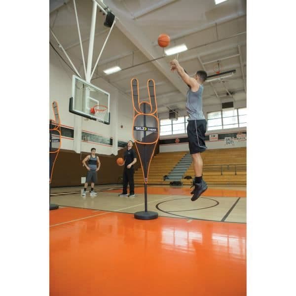 Försvarsmaskot - SKLZ - D-MAN - Portabel - Orange färg - Basketboll