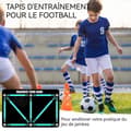 Miniatyrbild 4 av 4: INN Fotbollsträningsmatta 60x90cm Bullerreducerande Fotbollsmatta Silikon Träningsmatta Svart