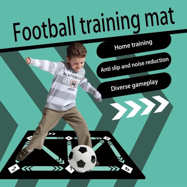 Fotbollsmatta, fotbollsmatta, fotbollsträningsmatta, fotbollstillbehör, bollkontrollmatta, fotbollsmatta (original + väska)