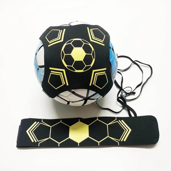 Elastiskt träningsband till fotboll - Gul/Svart, Passar storlek 3, 4, 5 bollar Style2