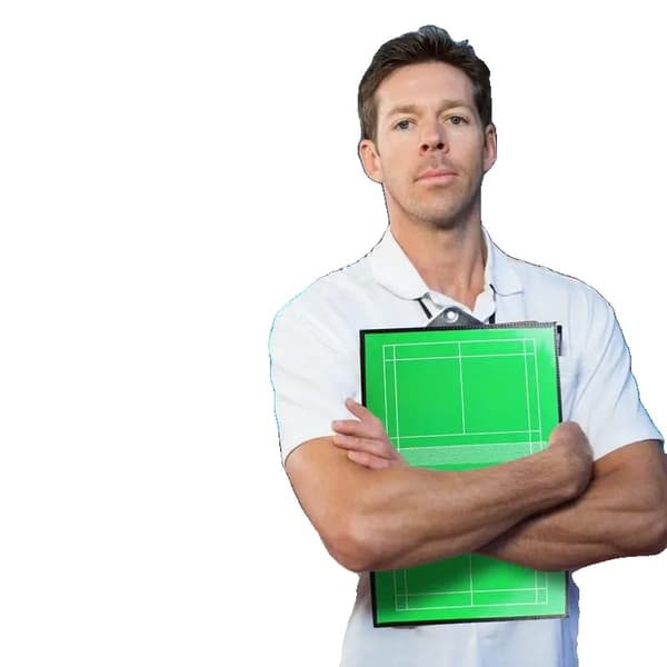 Volleyball Træner Clipboard, Tør-Vis Overflade, Sammenklappelig Design, Egnet til Udendørs Brug