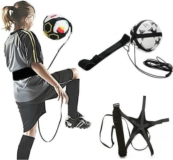 Lollanda Elastiskt träningsband till fotboll – Träningsutrustning för jonglering, bollkontroll och skottträning