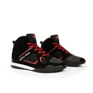 Troy High Tops, black/red, Gorilla Wear 42