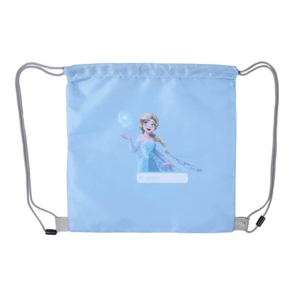 Frozen sko størrelse 27 gymsko barnesko med stoffpose frost elsa