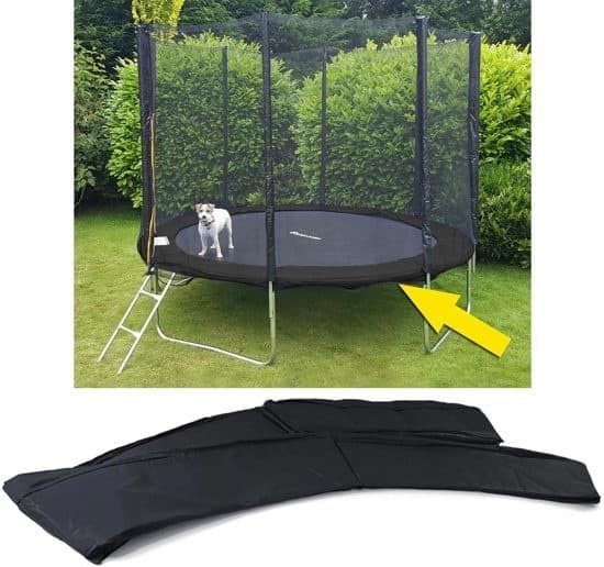 Trampolin kantskydd - svart - 180 cm