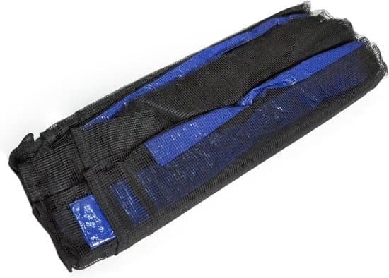 Trampolinnet - 252 cm - med lynlås - yderkantforbindelse