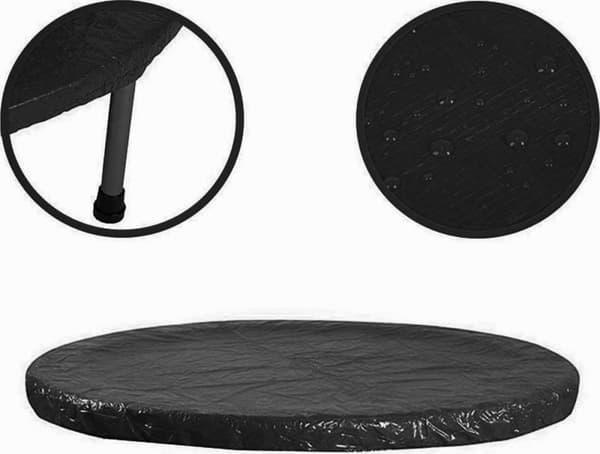 Presenning til Trampolin - sort - Ø 366 cm