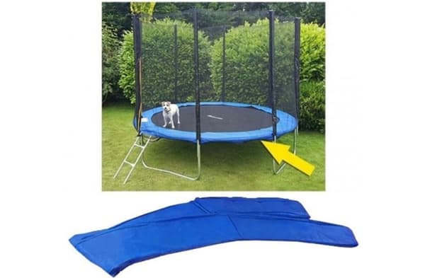 Kantpude til trampolin - Kantbeskyttelse - 244 cm diameter - blå