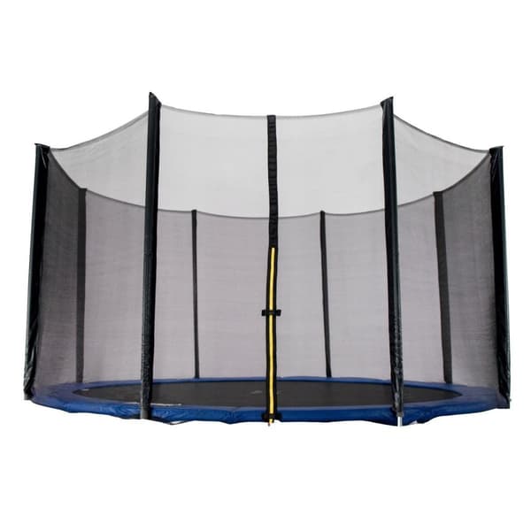 Trampolin nät - ytterkant - säkerhetsnät - svart - 366 cm (exklusive stolpar)