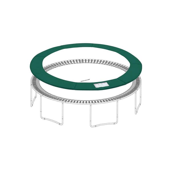 Rootz Edge Cover - Trampolin Edge Cover - Trampolin Sikkerhedspude - Trampolin Polstring - Trampolin Frame Cover - Trampolin Måtte Cover - UV-resisten