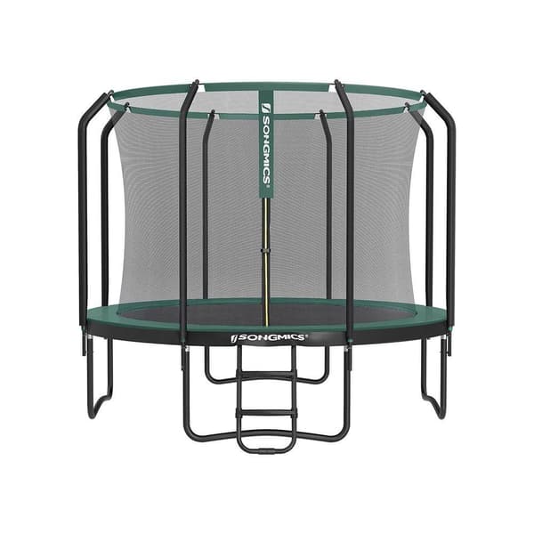 Rootz Trampolin - Udendørstrampolin - Rund Havetrampolin - Børnetrampolin - Voksetrampolin - Havetrampolin - Rund Trampolin - Trampolin med sikkerheds
