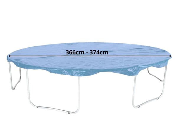 Beskyttelsescover til en 12FT/374cm trampolin, BLÅ