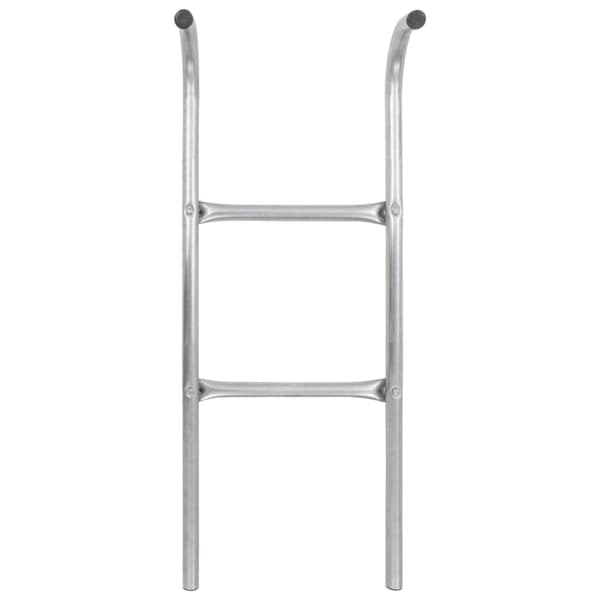 Trampolinstige med 2 trin 102,6 cm stål sølvfarvet - Trampolinstige - Trampolinstiger - Home & Living