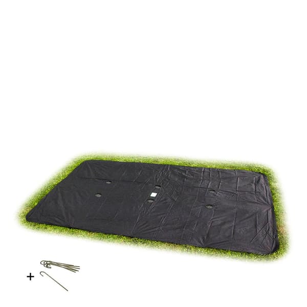 EXIT rektangulært overtræk til trampolin i jordniveau 244x427cm