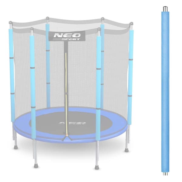 Topstang til trampolin med udvendigt net 4,5 fod blå Neo-Sport