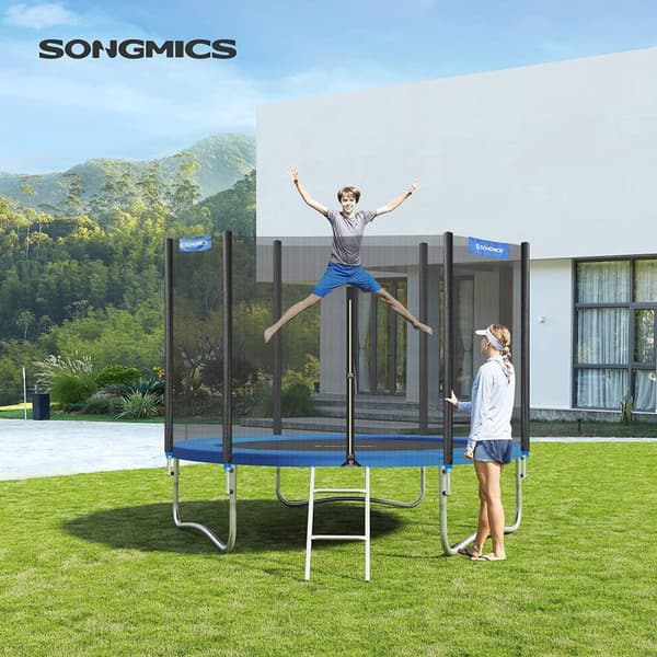Trampolin - Sikkerhedsnet og kantdækning - Ø 366 cm