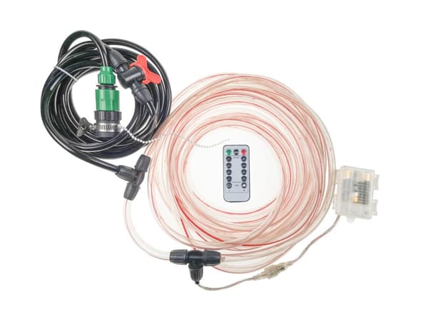 Multifunktionelt Trampolin Sprinkler & LED Lys til Haveentusiaster