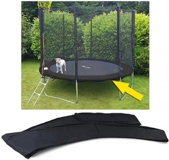 Blå Trampolin Sikkerhedsunderlag, 366cm, Holdbart PVC & PE, Nem Installation