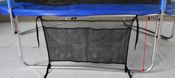 Mesh Trampoline Förvaringsväska - Rymmer 3 Par Skor, Enkel Montering, Universell Passform