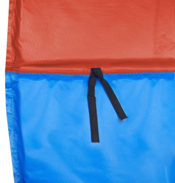 Färgglad regnbågetrampolinkant - 244cm, hållbar PVC & PE, enkel montering