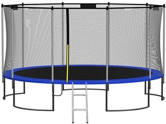 Kestävä trampoliinireunansuojus urheilijoille & fitness-harrastajille - 366cm, sininen, kestävä PVC & PE-materiaali