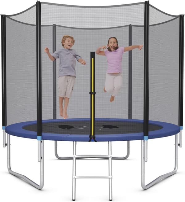 180cm Trampolinsäkerhetsnät - Väderbeständigt, Hållbart, Enkelt att montera