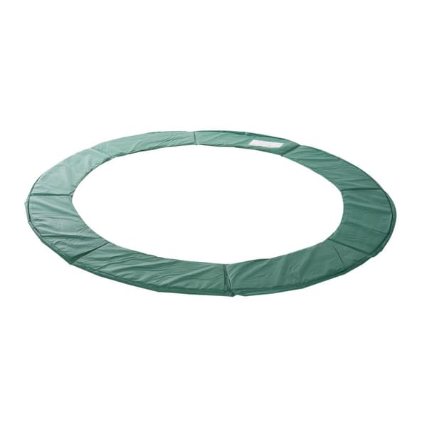 Holdbar 244cm Trampolinkantpolstring til skoler og legepladser - Grøn sikkerhedsbeklædning