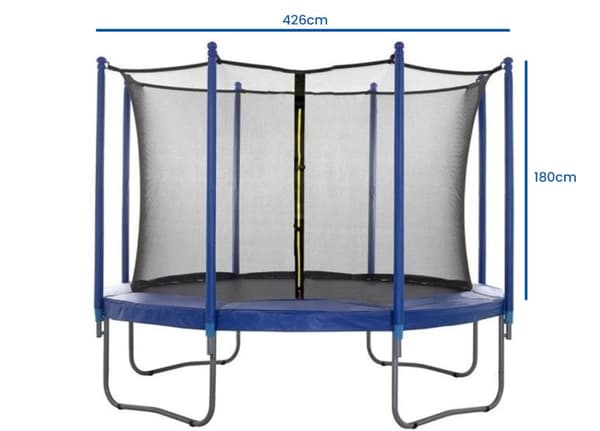 AP Sport Trampolin Ersättningsnät för 426cm/14ft - Väderbeständigt & Hållbart
